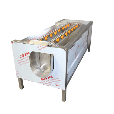 Automatische rolborstel Noten Sojabonen Aardappel Gember Wortels Schillen Machine SGS