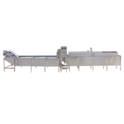 5000 kg/uur 15 kW groentegepasteuriseerde lijn Fruit Cleaner Wasmachine