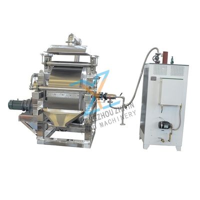 Food Grade 304 Stainless Steel Material Food Processing Rotary Drum Drying Equipment Finished Powder Processing Scraper Dryer