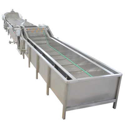 1500 kg/uur 4100KW Bubble Leaf Groenten en Fruit Reiniger Machine
