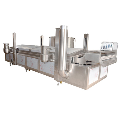 Deep Industrial Gas Chip Fryer snacks aardappelchips batch deep frying machine