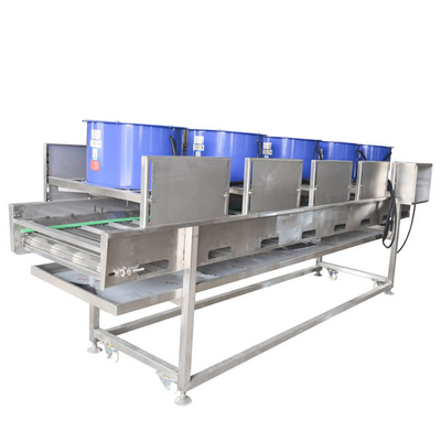 1200 kg/h 500 mm Banana Fruit Groente Drying Machine aardappel chips droger