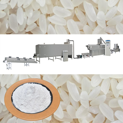 260 kg/h Industriële voedselextruder Intelligente kunstmatige rijstproductielijn