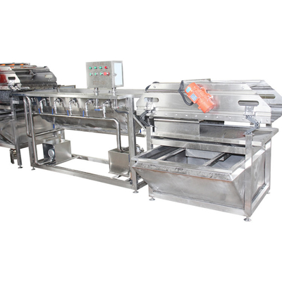Splijtstuk uien 2000 kg/h Groenten- en Fruitwasmachine