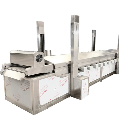 Automaat Potato Chips Frying Machine Kip Deep Fryer Machine