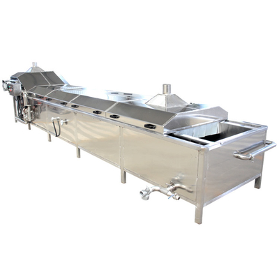 CE aangepaste bananenchips amandelnoot pinda's blanchen machine 1500kg/h