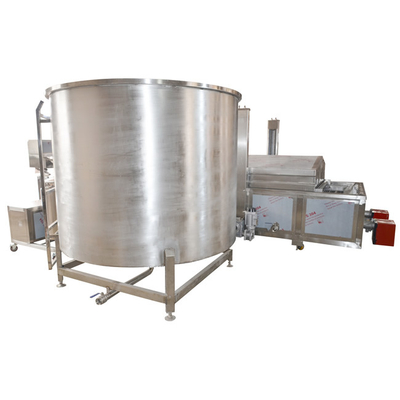 Deep Industrial Gas Chip Fryer snacks aardappelchips batch deep frying machine