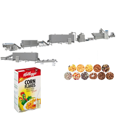 Productielijn voor snackpuffing van maïsvlokken Kunstmatige rijstextrudermachine