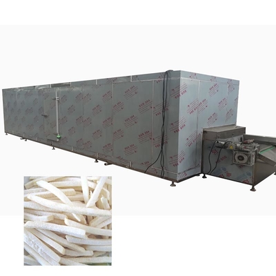 Anti-stick IQF-vriesmachine voor vis en zeevruchten 1600 kg/uur SUS304
